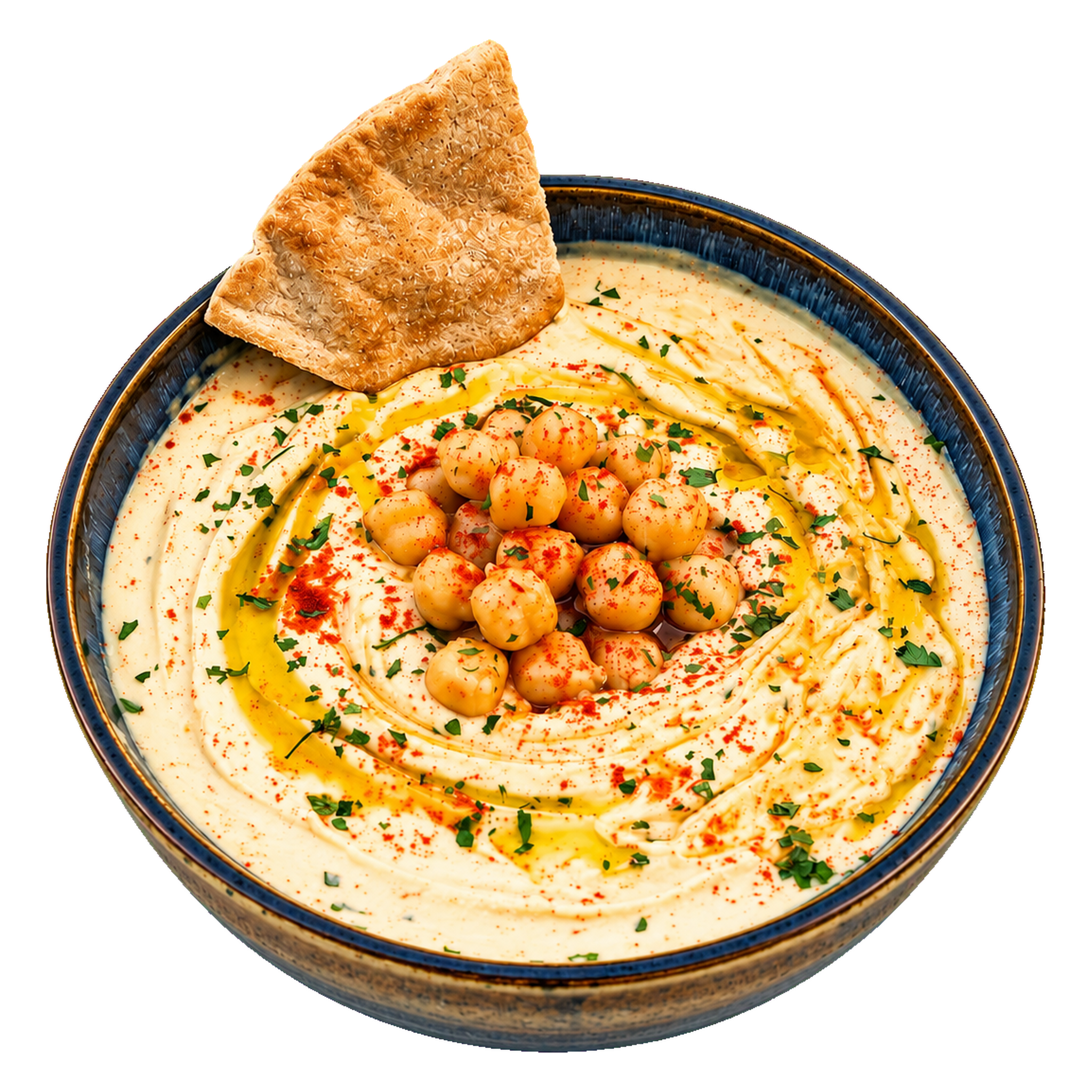 Hummus + fire bread